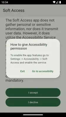 Soft Access android App screenshot 1